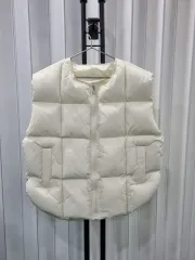 アイボリー ダウン ベスト