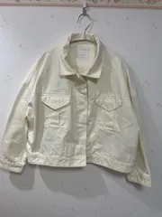 SENSE OF PLACE アーバンリサーチ コットンジャケット ホワイト ショート丈 M〜L相当