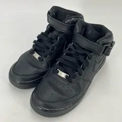 【イオン広店】 中古 NIKE | ナイキ スニーカー AIR FORCE 1 MID 314195-004 ブラック 23.5cm 【128】
