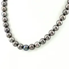 タサキ TASAKI パール デザインネックレス シルバー 真珠 ネックレス SV レディース 【中古】