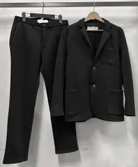 Curly カーリー その他アウター サイズ2 ポリエステル 綿 ブラック 無地 セットアップ トラッド&ベーシック 日本製 ほつれ・毛玉・擦れ有り