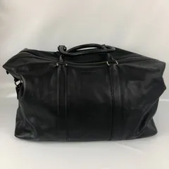 美品 COACH オールレザー ボストンバッグ ブラック