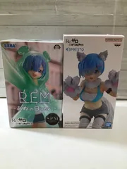 【P3-56】◇ Re：ゼロから始まる異世界生活　レム　フィギュア　2点セット