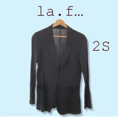 la.f… ラエフ ジャケットアウター テーラードジャケット シングルボタン レディース ブラック 2S