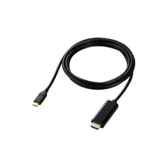 エレコム USB Type-C(TM) - HDMI(R)変換ケーブル 2m DH-CHDMI20BK