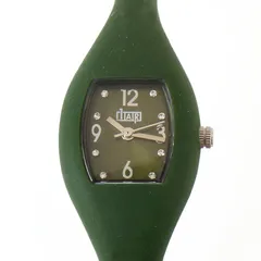 WL25170 美品 UNOAERRE 1AR EasyWatch ウノアエレ 腕時計 稼動品 イージーウオッチ シリコン グリーン 緑のサムネイル