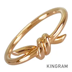ティファニー TIFFANY&Co. ノット K18PG 9号(49) リング ss【中古】