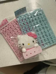 サンリオ ハローキティ 正規品 ぬいぐるみ キーホルダー + 日本語 PARTS(パーツ) セット