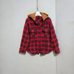 s週末特価s 35 BENETTON 自然なシャーリング WHOOD シャツ n2254