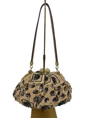 【中古】JAMIN PUECH ジャマンピュエッシュ バッグ ハンドバッグ ガマ口 スパンコール レディース＿s26＿セルモアから出品＿s-0917-r26