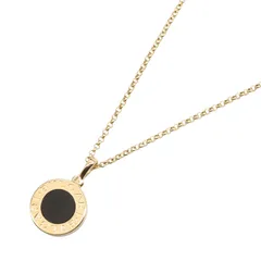 ブルガリ BVLGARI ネックレス ブルガリブルガリ ネックレス オニキス 首回り41.5/44cm K18（イエローゴールド） ブルガリブルガリ ネックレス オニキス ユニセックス