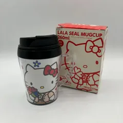【非売品】ハローキティ　ララ・シールマグカップ　260ml　フコク生命90周年記念品