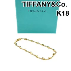ティファニー TIFFANY&Co. エルサペレッティ ティアドロップ ブレスレット 腕輪 K18 750 18金 貴金属 ジュエリー レディース 6D045