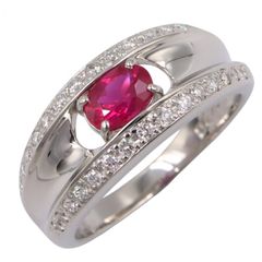 京セラ クレサンベール ルビー2.58ct D0.36ct Pt950 9.2g - メルカリ