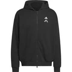 adidas(アディダス) 61 ANTEDFZHOODY バスケットスウェットパーカー (dl296-kf3243)、BLK