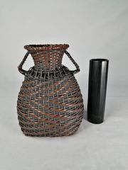 お値下げ 茶道具 名工 島村白峰斎造 桂籠 花籠 共箱 - メルカリ