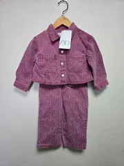 ザラ キッズ ピンク デニム 上下セット