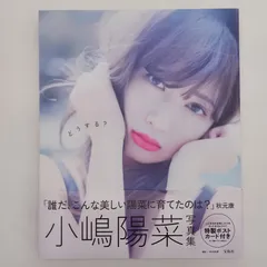 【中古】小嶋陽菜 写真集 どうする？ ポストカード付き