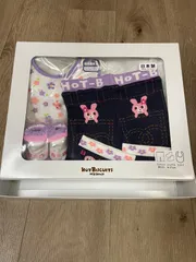 【未使用品】ミキハウス　ベビースパッツ　ソックス　スタイ3点セット