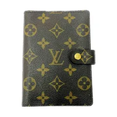 【中古】LOUIS VUITTON ルイ・ヴィトン モノグラム PVC アジェンダPM 手帳カバー ブラウン 531665 手帳カバー