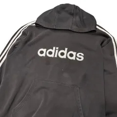 90s 00s adidas フーディ パフォーマンスロゴ パーカー フェード サンフェード 襤褸 Oldadidas オーバーサイズ シルバー サイドライン テック系  平成 Y2K スケーター ストリートファッション SK8 古着 vintage