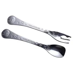 レック(LEC) アンパンマン メタル スプーン ・ フォーク (S) 日本製 ステンレス 2個アソート A00064