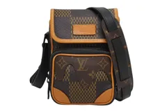 LOUIS VUITTON ルイヴィトン アマゾン メッセンジャーショルダーバッグ N40357 ダミエジャイアント NIGO LVスクエアード 美品 中古 4b011639