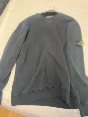 STONE ISLAND ストーンアイランド ブラック スウェット Tシャツ XL