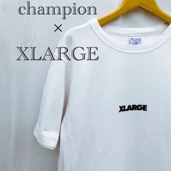 Champion ＸLARGE チャンピオン エックスラージ コラボ　Tシャツ　メンズ L ホワイト  メンズ ファッション