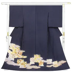 ※記念感謝祭【仕立無料】最高級本加工手描き、本金、刺繍仕様特撰色留袖☆正倉院王朝四季花鹿の子染（10012541）