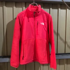 1574 THE NORTH FACE フリースジャケット ピンク S ザ・ノースフェイス フルジップ ワンポイント 刺繍ロゴ アウトドア 古着卸 アメリカ仕入