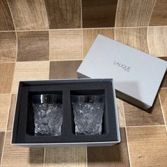 □ □ a1699 LALIQUE【ラリック】ライオン フラワーベース ガラス