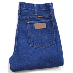 80s USA製 Wranglerラングラー 936DEN デニムパンツ W32 L34★オールド ビンテージ ジーンズ スリム カントリー ウエスタン 濃紺