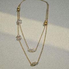 IOSSELLIANI Pearl ロングネックレス イオッセリアーニ 箱付 - メルカリ
