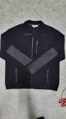 Calvin Klein カルバン・クライン ニット ジップアップ カーディガン (オーバーサイズ)