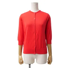 JOHN SMEDLEY ジョンスメドレー カーディガン サイズM 五分袖 シーアイランドコットン ニット イングランド製 ブランド古着【中古】20260123/RA7352