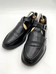 BONLECILL ボンルシール T字ストラップローファー シューズ sizeL/黒 ■■レディース