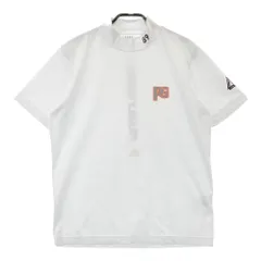 サイズ：4 PEARLY GATES パーリーゲイツ 2024年 半袖ハイネックTシャツ  ホワイト系 [240101610795] ゴルフウェア メンズ ストスト