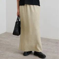 FRAMeWORK (フレームワーク)フェイクスウェードマーメイドスカートベージュ36