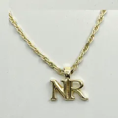 NINA RICCI　ニナリッチ ロゴ　ネックレス　ゴールド色　チェーン