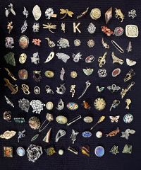 vintage】ブローチ まとめ売り 大量 100点 GT-BR53 - メルカリ