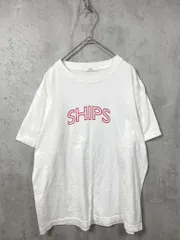 SHIPS シップス 半袖 ロゴ Tシャツ sizeM/白 ■■レディース