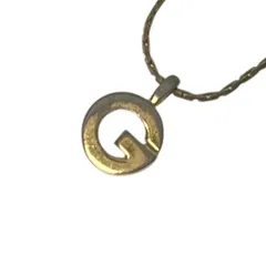 【管2601-27】最終値下げ☆GIVENCHY ジバンシー ネックレス Gロゴ メタル ゴールド色 メッキ ヴィンテージ アクセサリー レディース