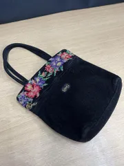 FEILER フェイラー 花柄 ハンドバッグ 手提げ シュニール織り