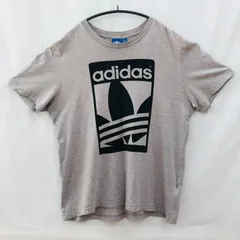 古着　Adidas　アディダス　Tシャツ　コットン100%　灰色　グレー　L　スポーツウェア