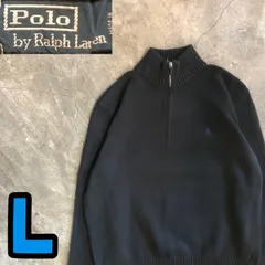 T7399 POLO by Ralph Lauren ハーフジップ　コットン