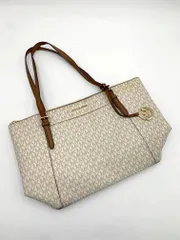 MICHAEL KORS マイケルコース 35F8GC6T7B MKロゴ トート バッグ 白 ■■レディース