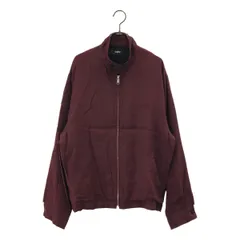 MYne / マイン | レーヨン ロゴ 刺しゅう スイングトップ ジャケット | S | ボルドー | メンズ