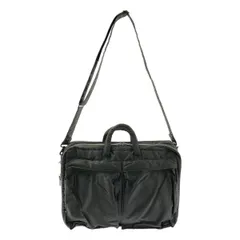 【美品】  PORTER / ポーター | TANKER 2WAY BRIEFCASE タンカー ブリーフケース | カーキ | メンズ