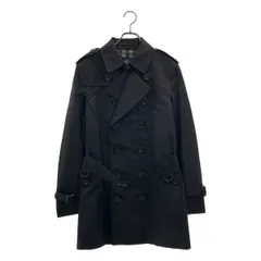 BURBERRY LONDON / バーバリーロンドン | コットン 裏地ノバチェック ショートトレンチコート | M | ネイビー | メンズ